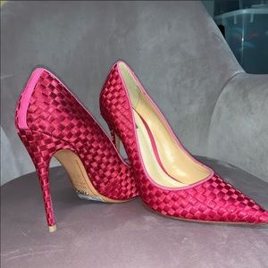 SCHUTZ Rose Pink Fechado Saltó Alto🌹🌹